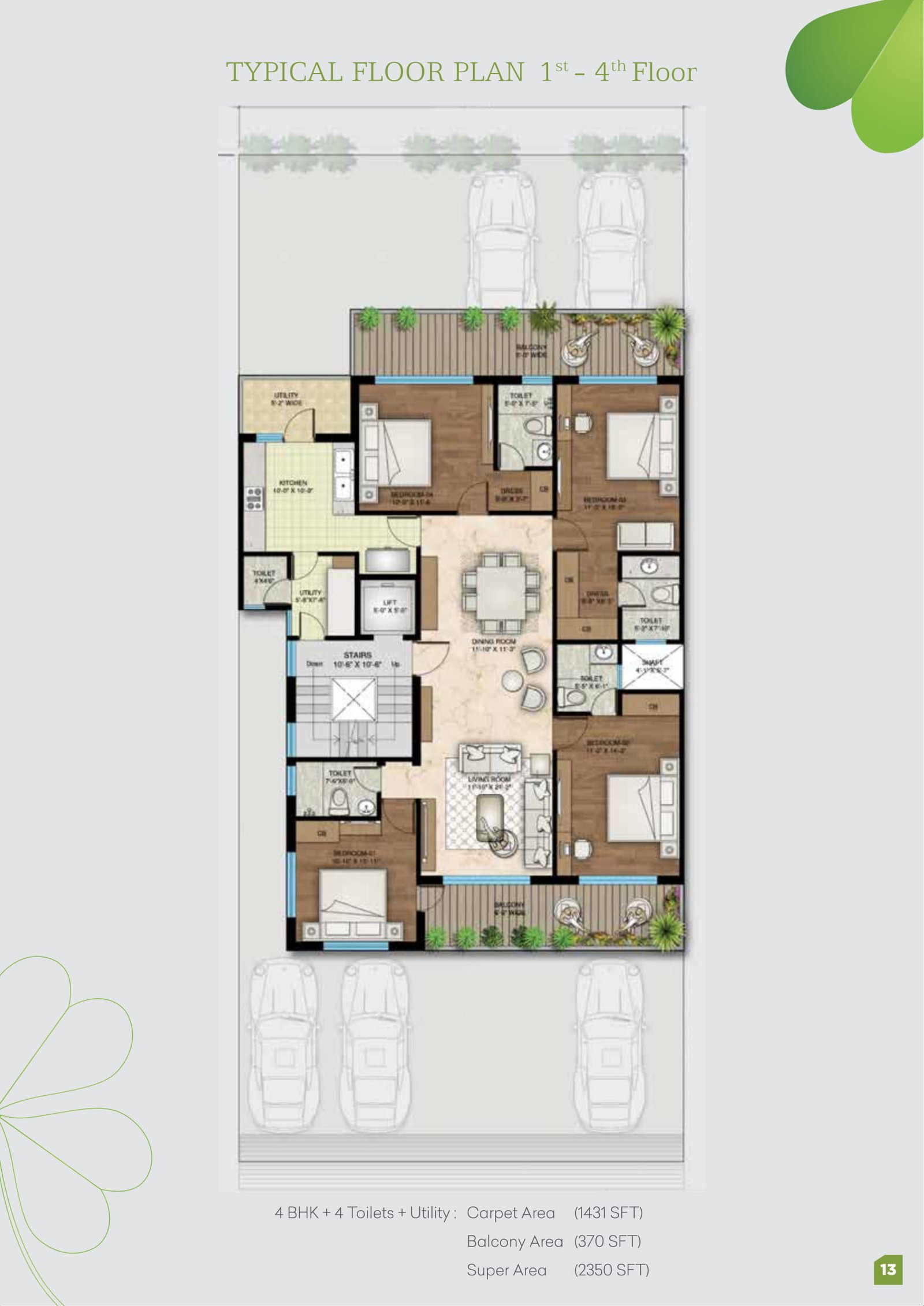 Central Park Flower Valley Clover Floors gallery image