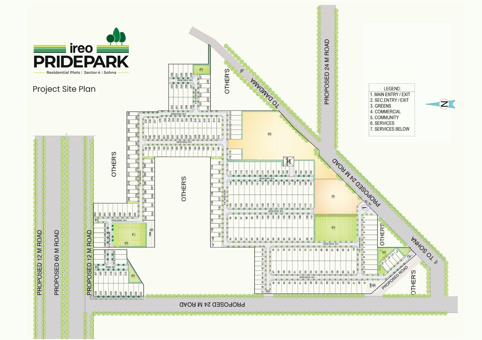 IREO Pride Park Site Plan