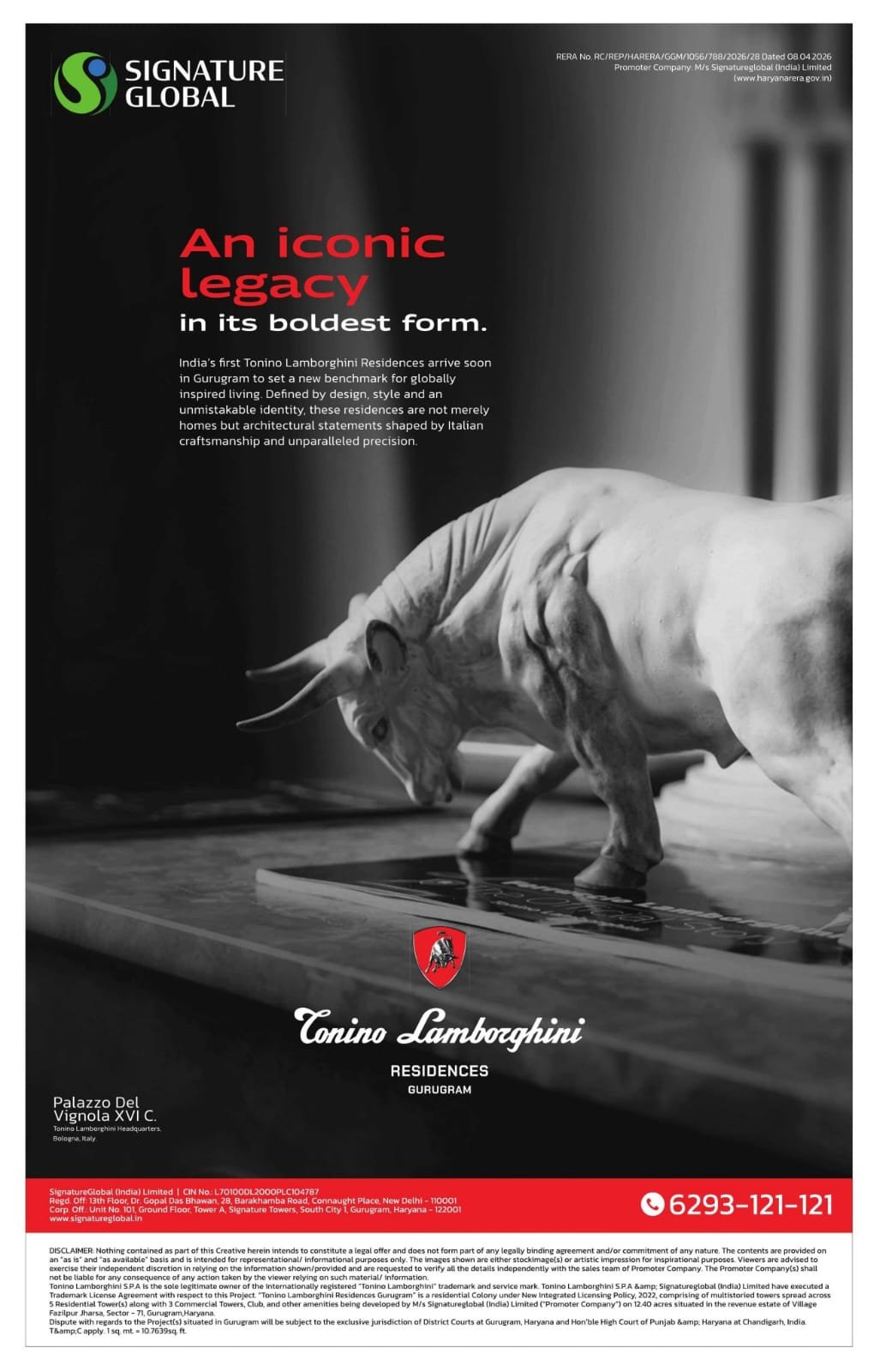 Tonino Lamborghini Residences Gurugram visual