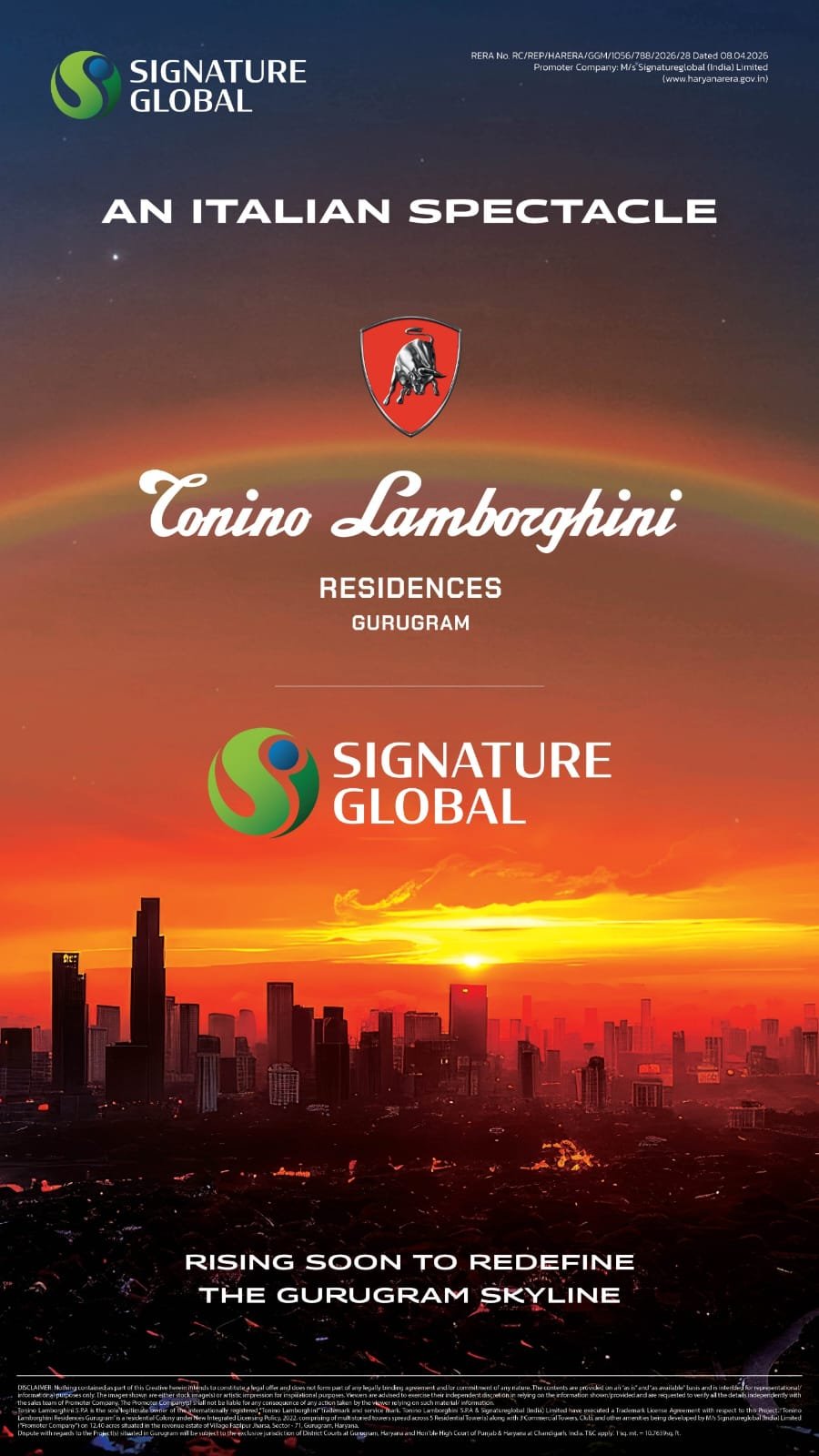 Tonino Lamborghini Residences Gurugram visual